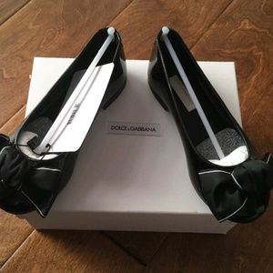 D&G black girl shoes